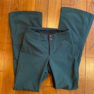 The North Face green ski pants